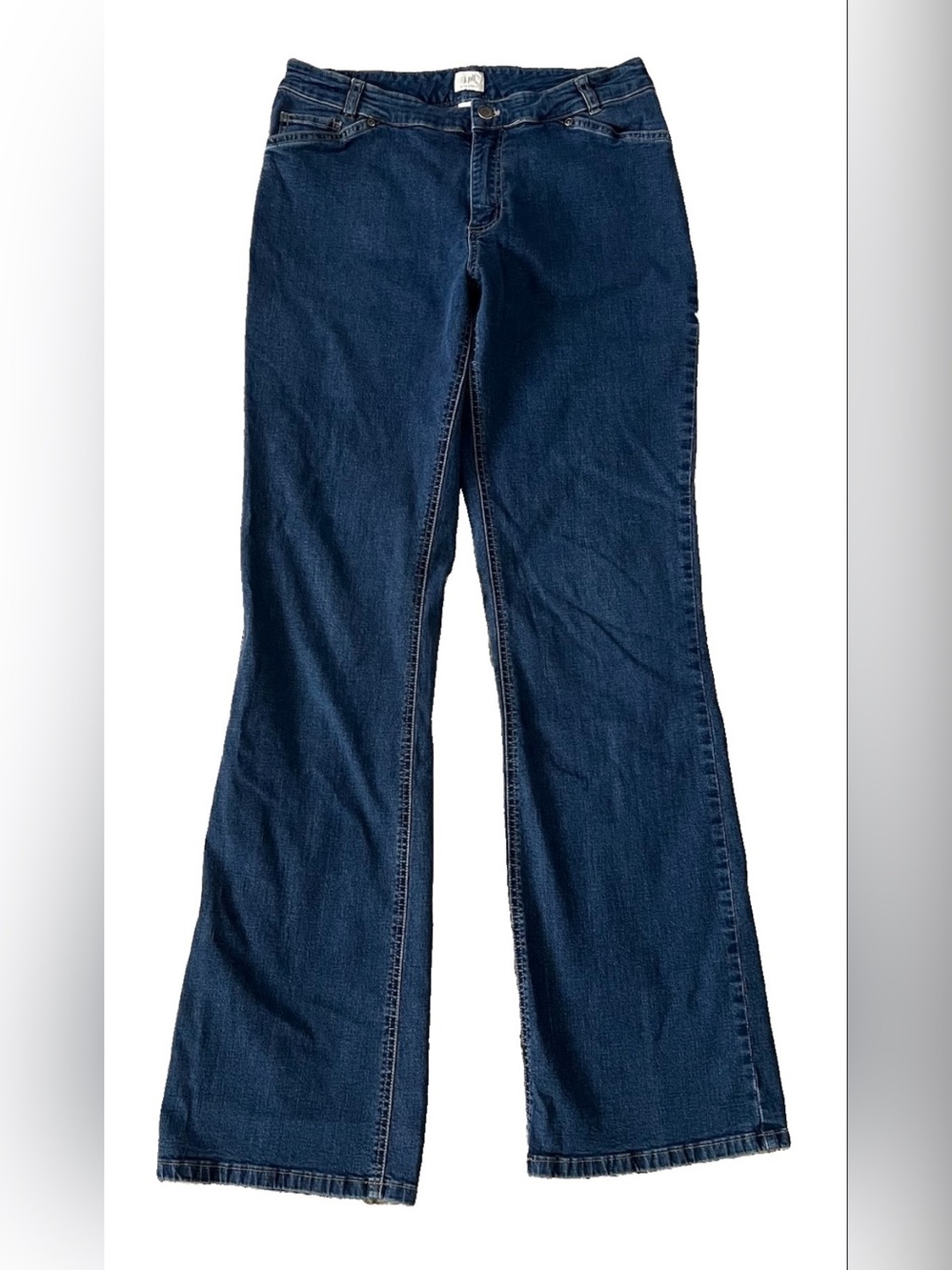J. Jill Dark Wash Stretch Bootcut Jeans Women’s 6T Tall Blue Denim 33” Inseam